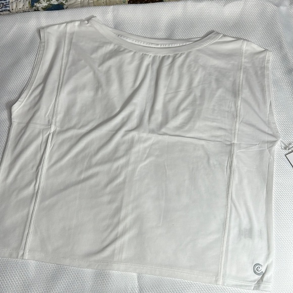 Calme sleeveless yoga top keyhole back - Picture 1 of 7